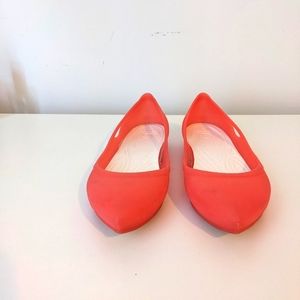 Crocs flat shoes... Yes you can be stylish with these crocs..